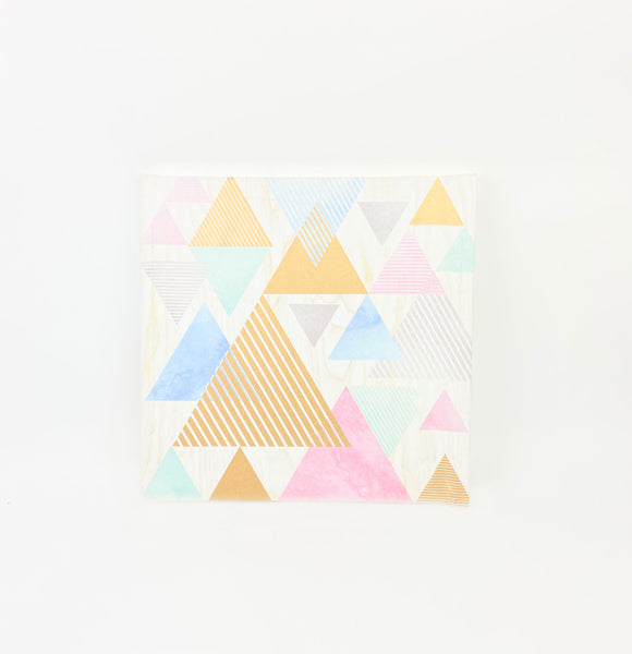 Geometric Triangle Abstract Canvas