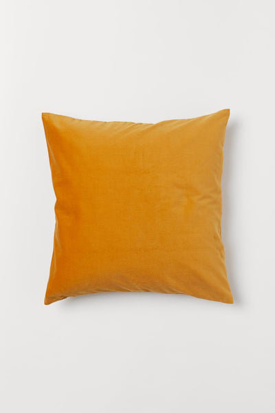 Mustard Gold Velvet Cushion